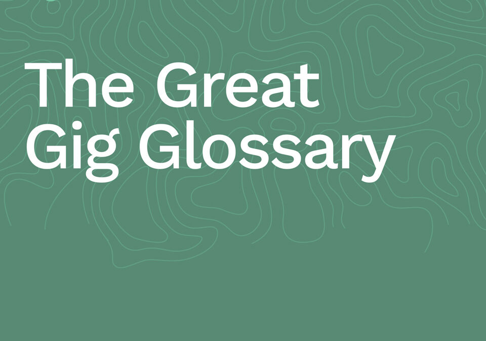 Great Gig Glossary