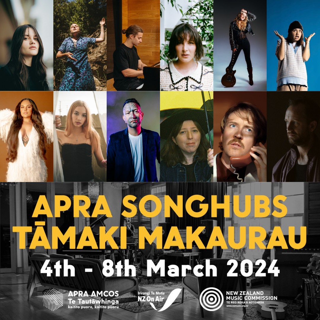 Announcing Participants for 2024 Songhubs Tāmaki Makaurau Curated by Brooke Fraser
