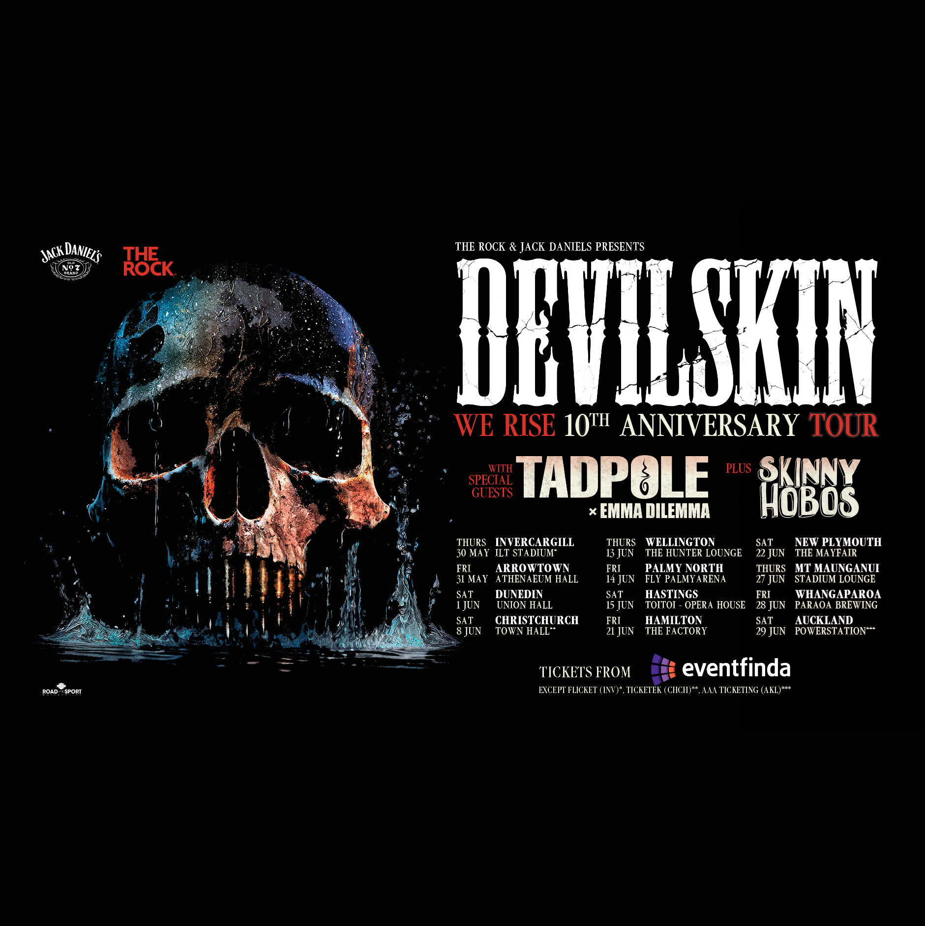 Devilskin Announce Nationwide ‘We Rise 10th Anniversary Tour’ with Special Guests Tadpole + Skinny Hobos