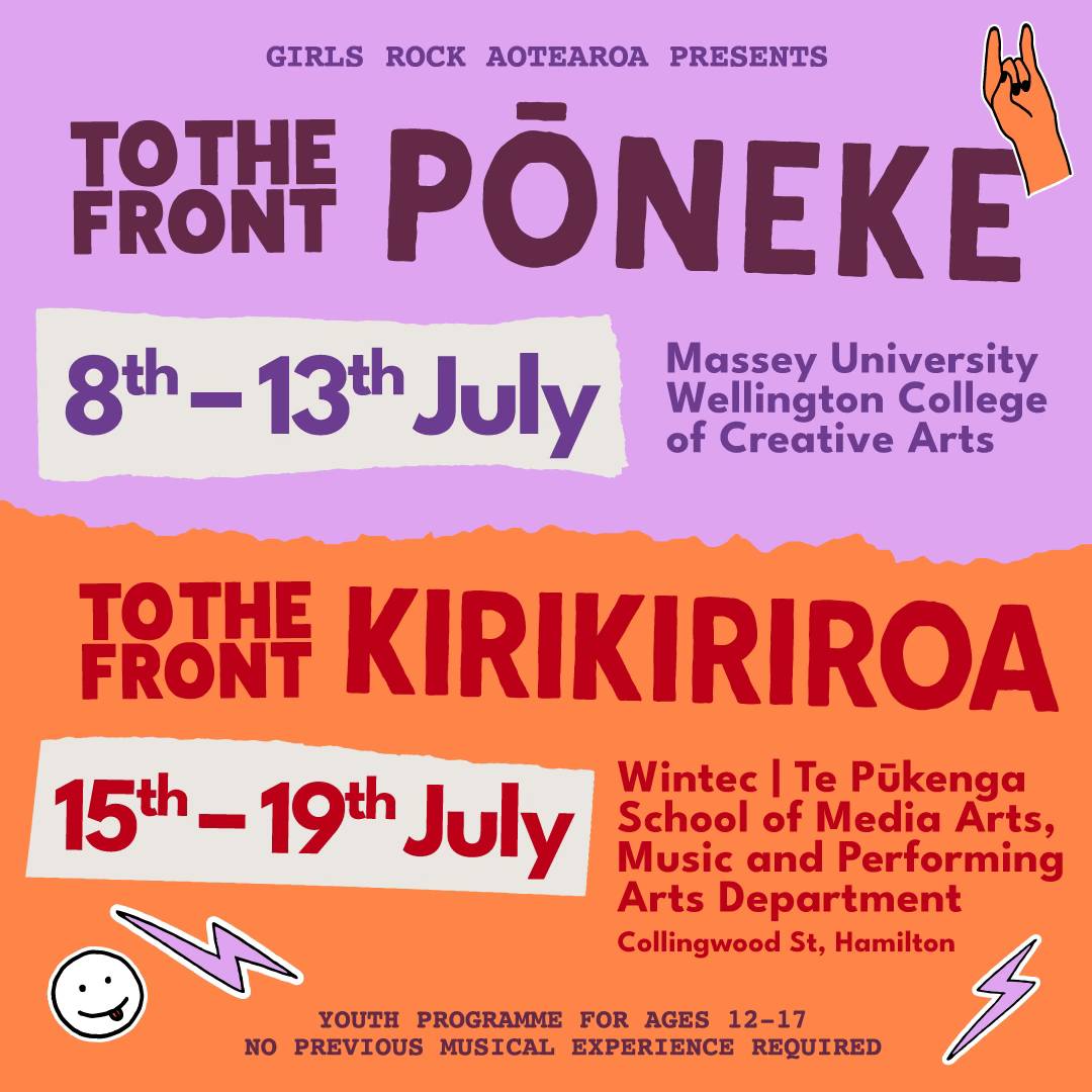 Applications Open for To the Front Pōneke and Kirikiriroa
