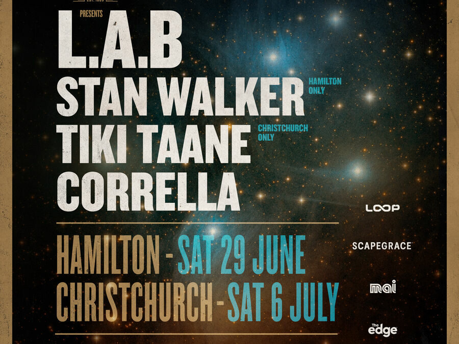 L.A.B Announce Two Massive Shows to Celebrate Their New Album with Guests Stan Walker, Tiki Taane, Corrella