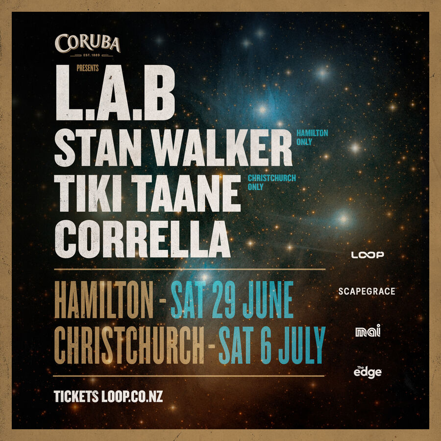 L.A.B Announce Two Massive Shows to Celebrate Their New Album with Guests Stan Walker, Tiki Taane, Corrella