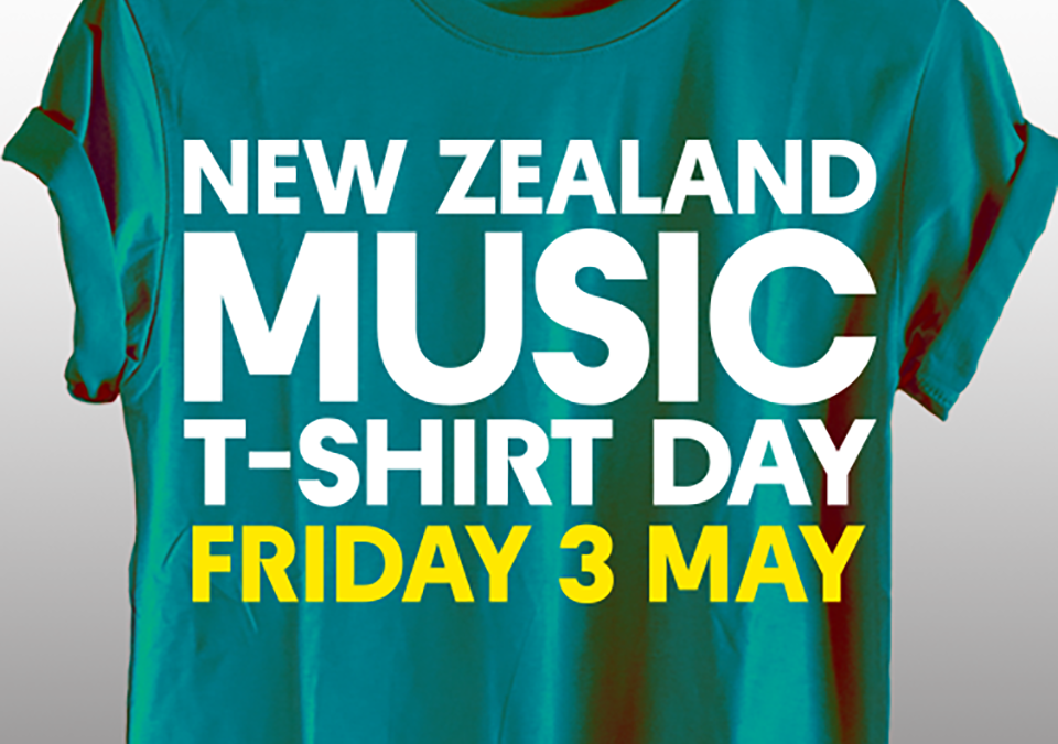 NZ Music T-Shirt Day Returns Friday 3 May