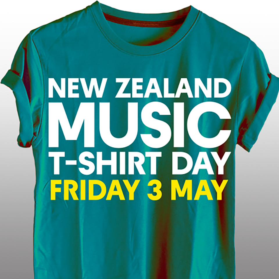 NZ Music T-Shirt Day Returns Friday 3 May