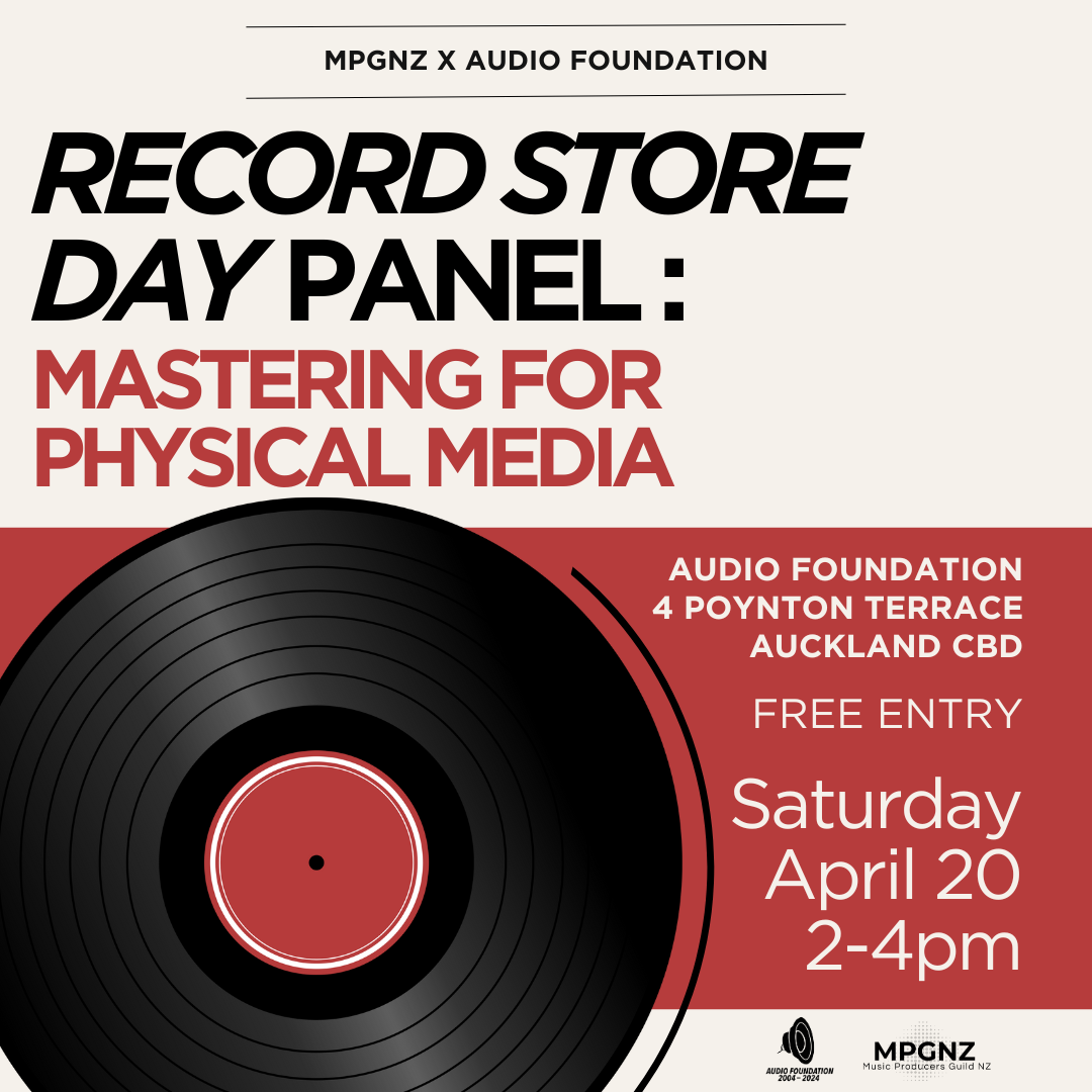 Record Store Day Event – Mastering For Physical Media Panel Discussion