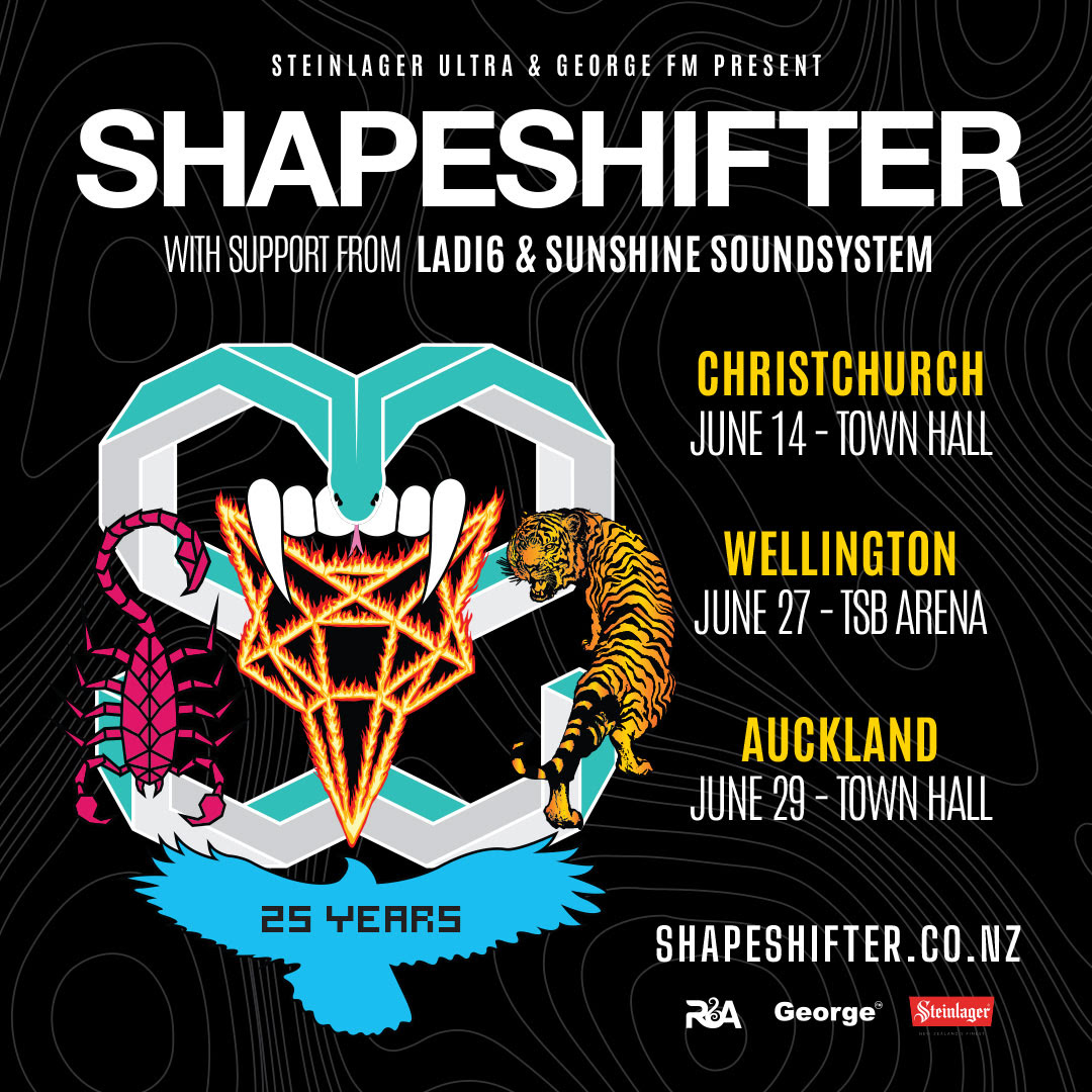 Shapeshifter Marks 25-Year Milestone with Three Epic Aotearoa Shows