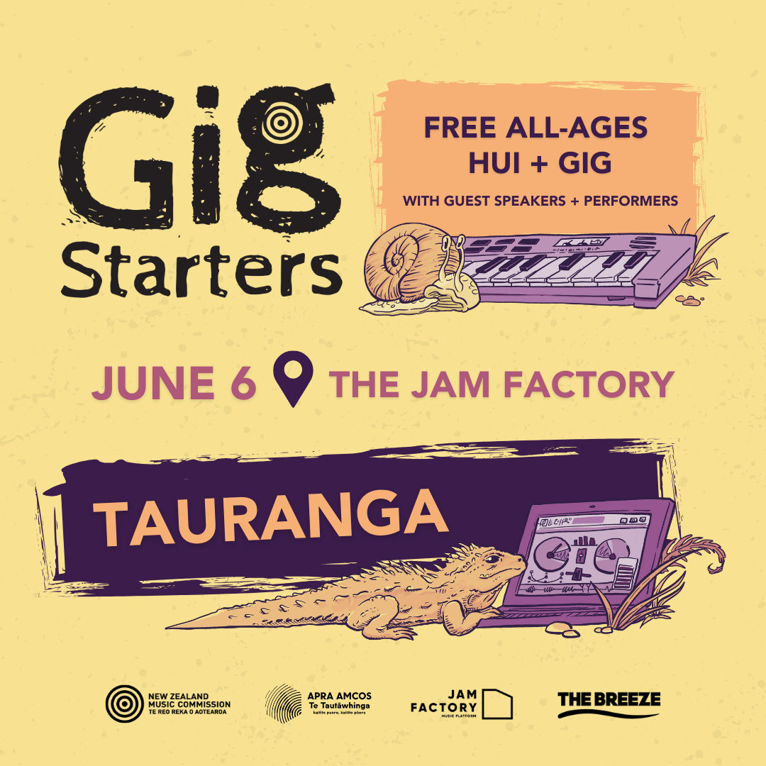 Gig Starters hits Tauranga’s Jam Factory Tomorrow!