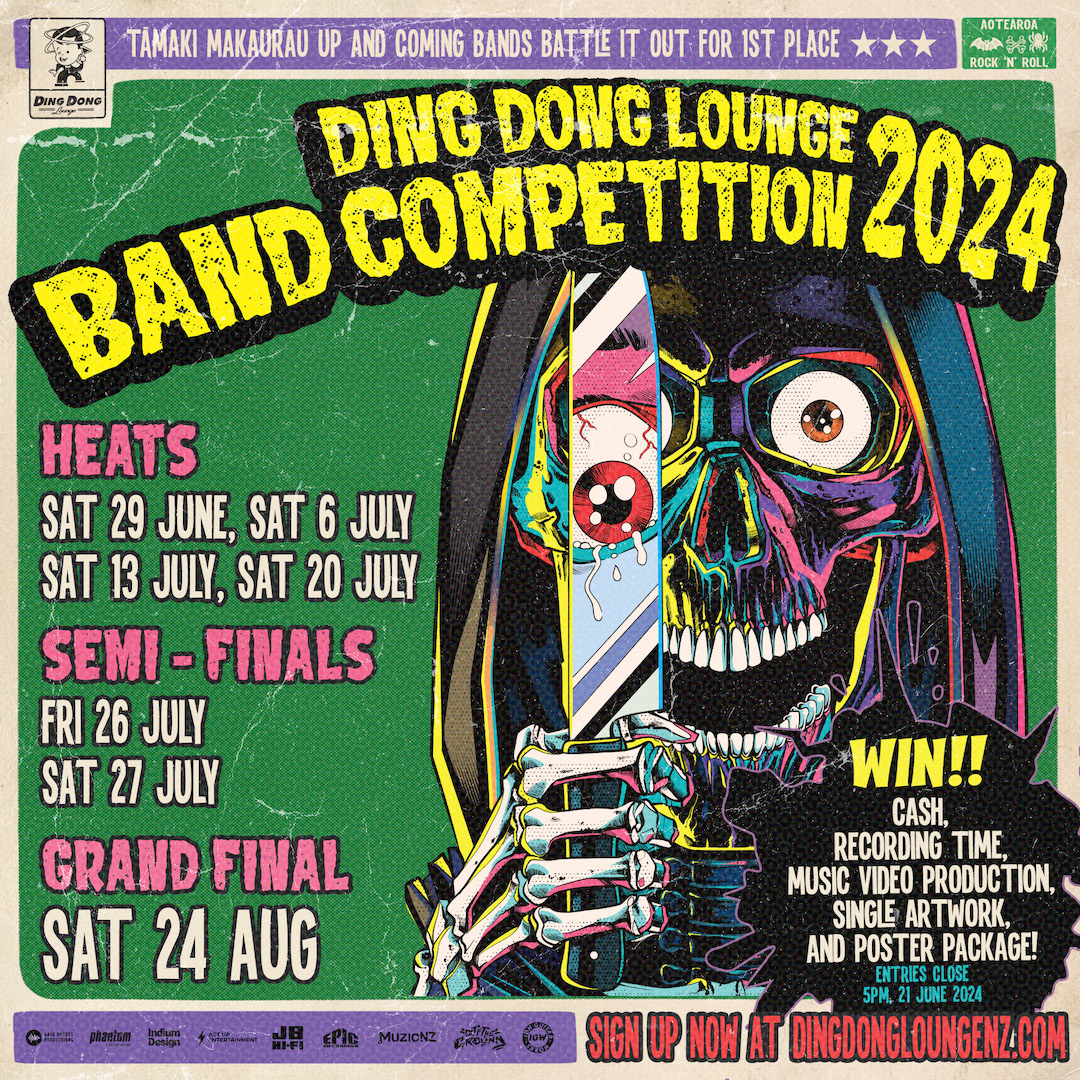 Ding Dong Lounge Band Competition 2024: Calling All Auckland Bands to Showcase Their Talent