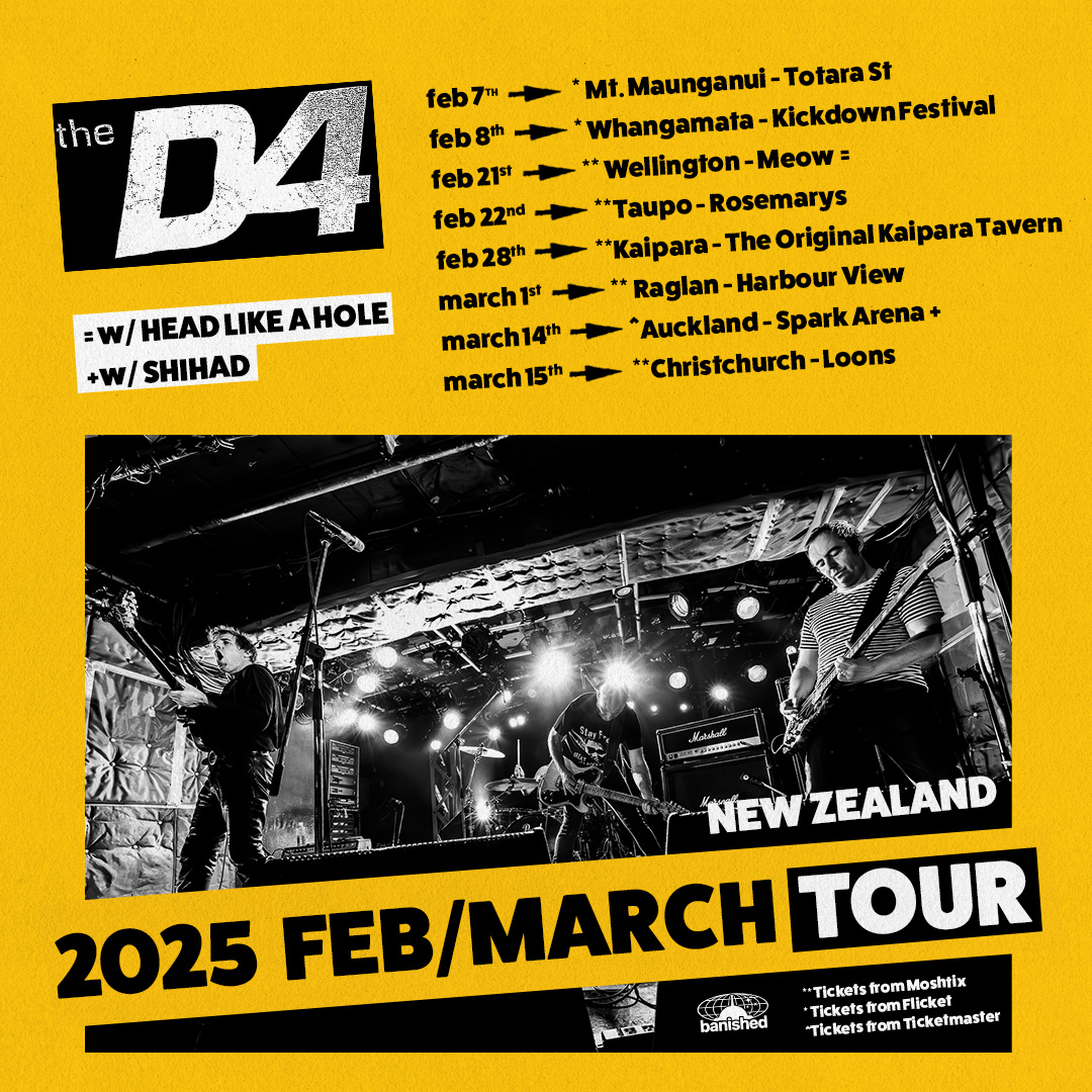 The D4 Announce Aotearoa Summer Tour