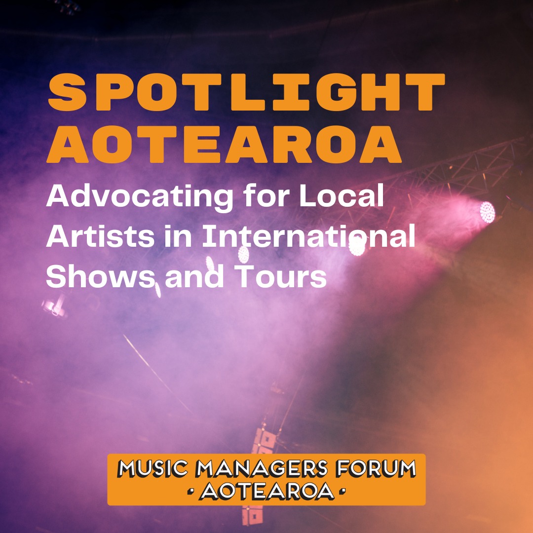 MMF Aotearoa Advocates for Local Artists in International Shows and Tours with Spotlight Aotearoa