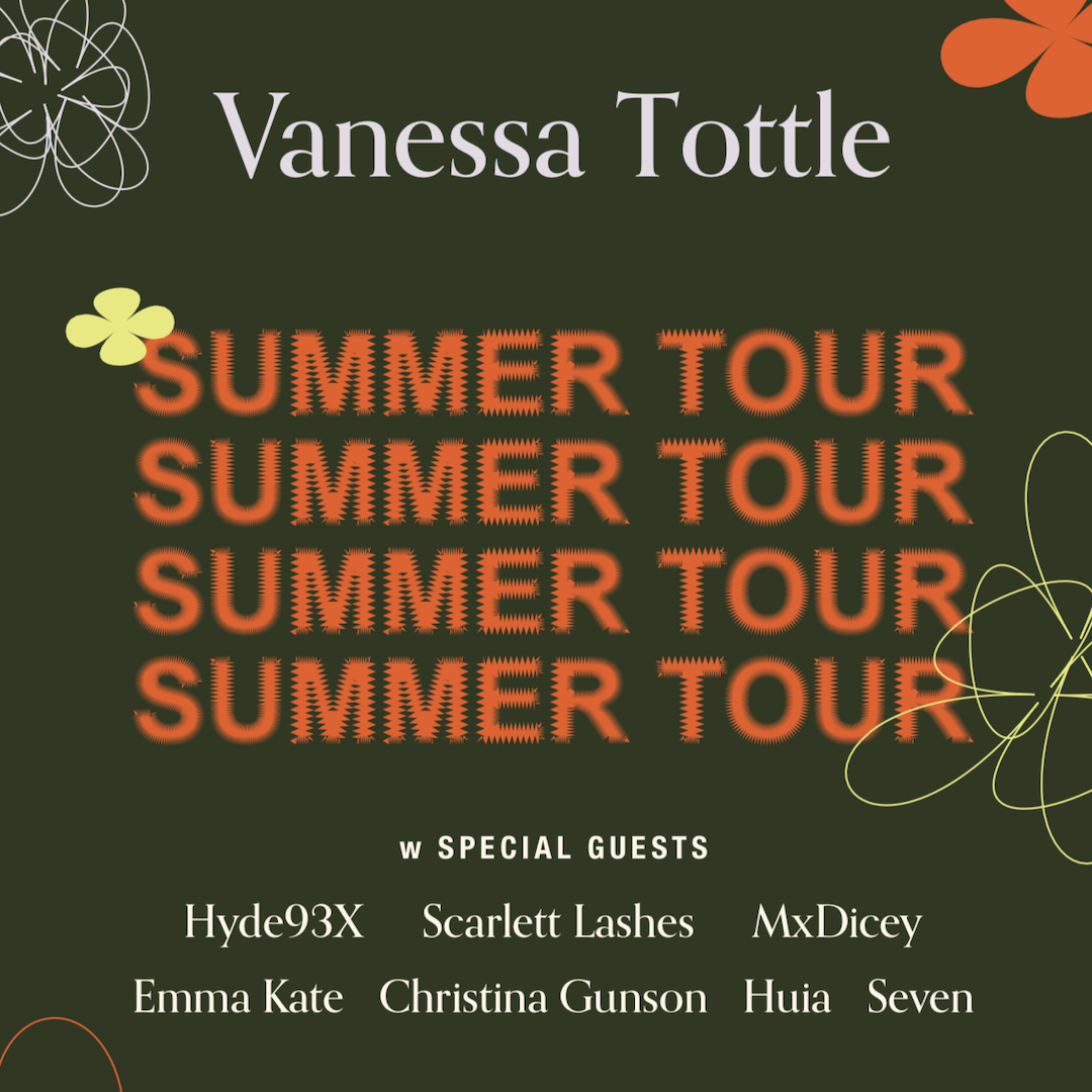 Tickets for Trip Hop Artist Vanessa Tottle’s Summer Tour Now on Sale!