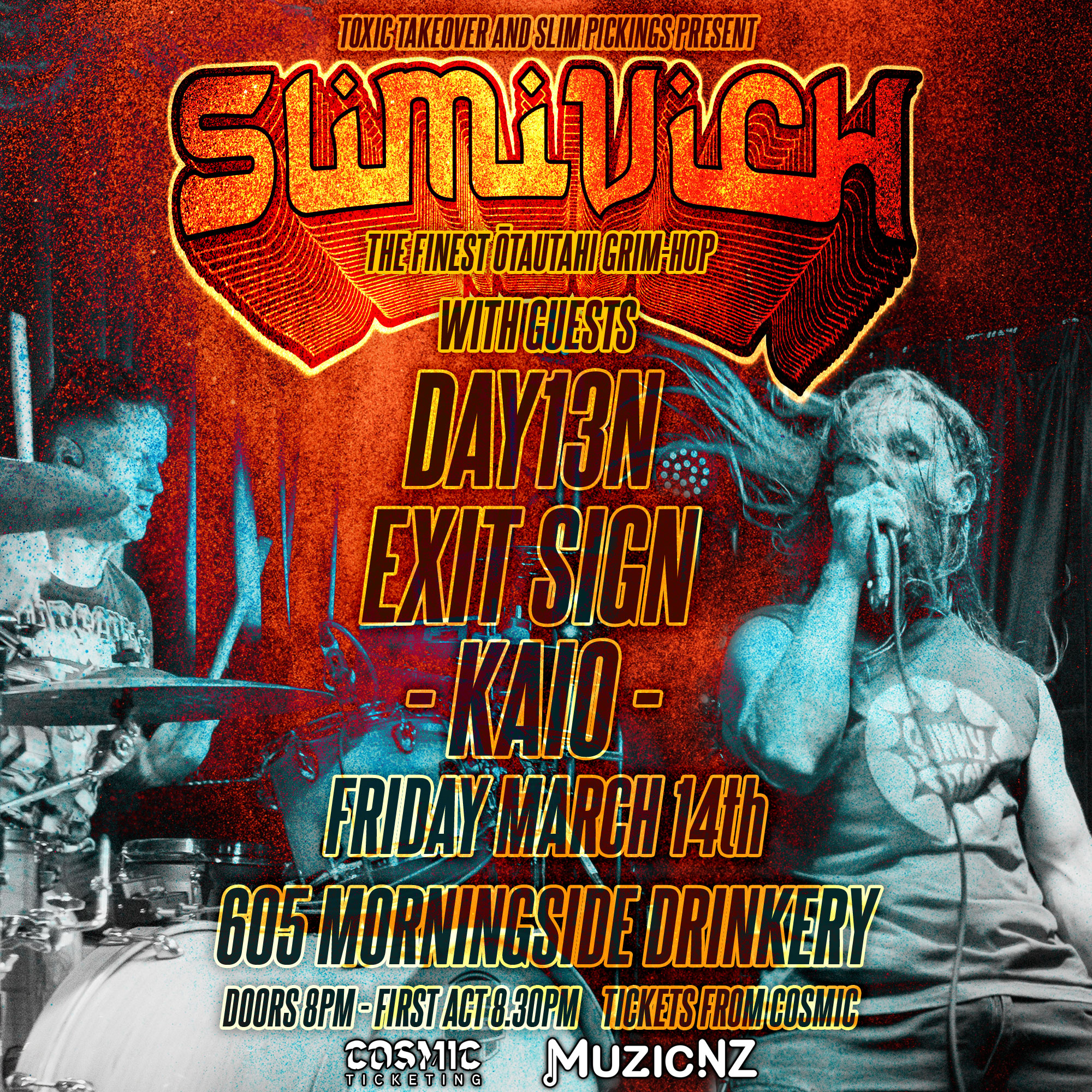 Believe the Hype! Slimivich to bring Ōtautahi Grim Hop to the North