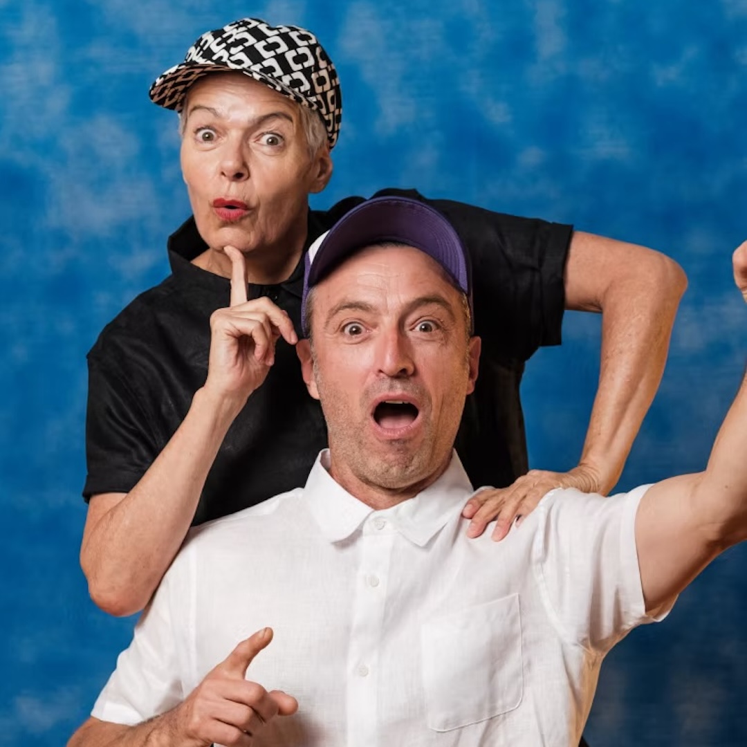 Levity Beet and FleaBite posing for the camera