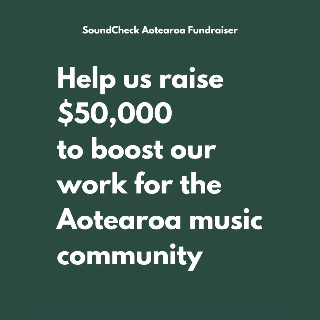 SoundCheck Aotearoa Launches First-ever Fundraiser